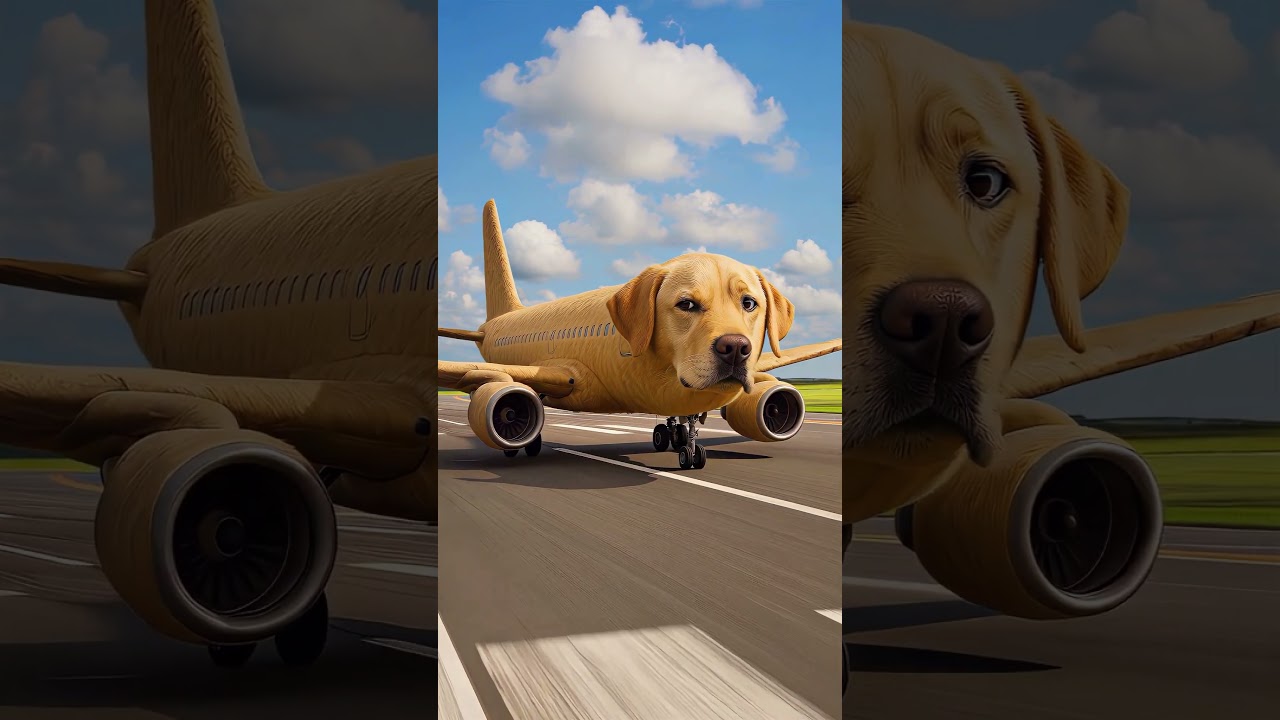 AI-generated video | Dog Plane 🐶