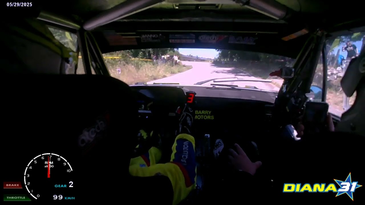 On-board Shakedown Rally Festival Hoznayo 2025