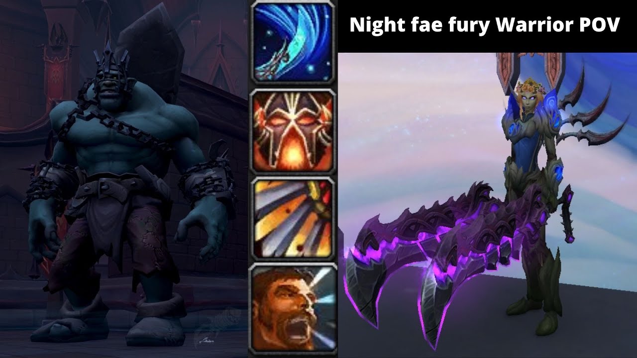 Night Fae Fury Warrior | Mythic Sludgefist | Cooldown management - Guide