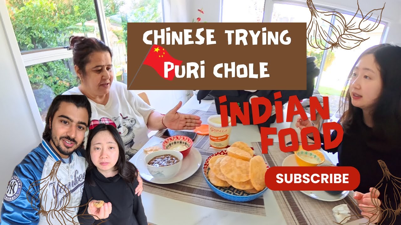 Desi Indian Maa Made My Chinese Partner Try Chole Puri First Time | Indian Food Reaction Vlog | NZ