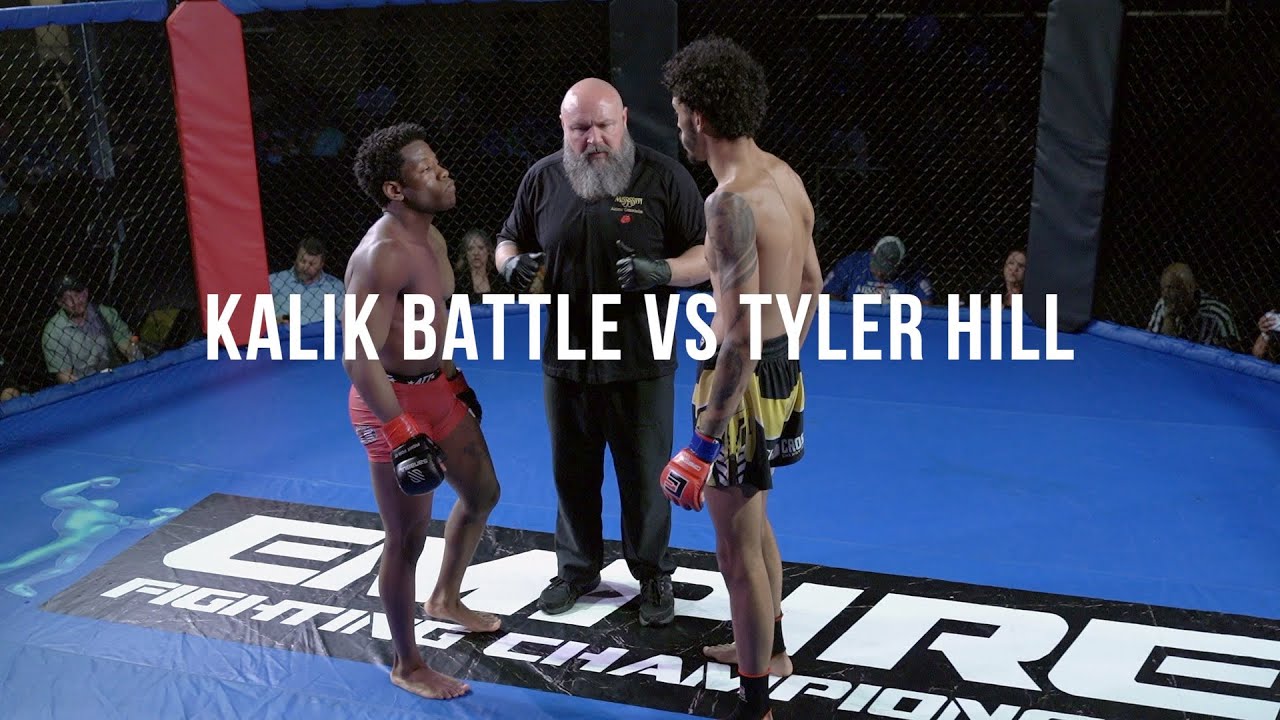 EMPIRE FIGHTING CHAMPIONSHIP 10 - KALIK BATTLE VS TYLER HILL