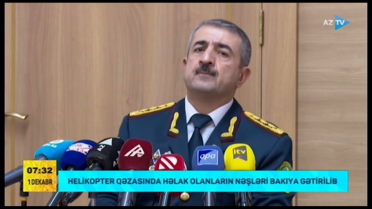 Elçin Quliyev: Helikopter qəzasında hər hansı kənar təsirdən söhbət gedə bilməz
