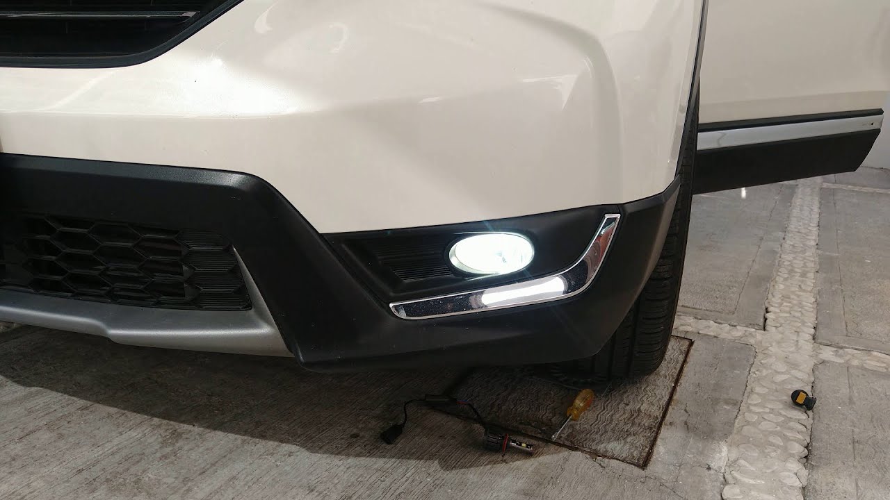 Cambio de faros de niebla honda CRV 2017-2018