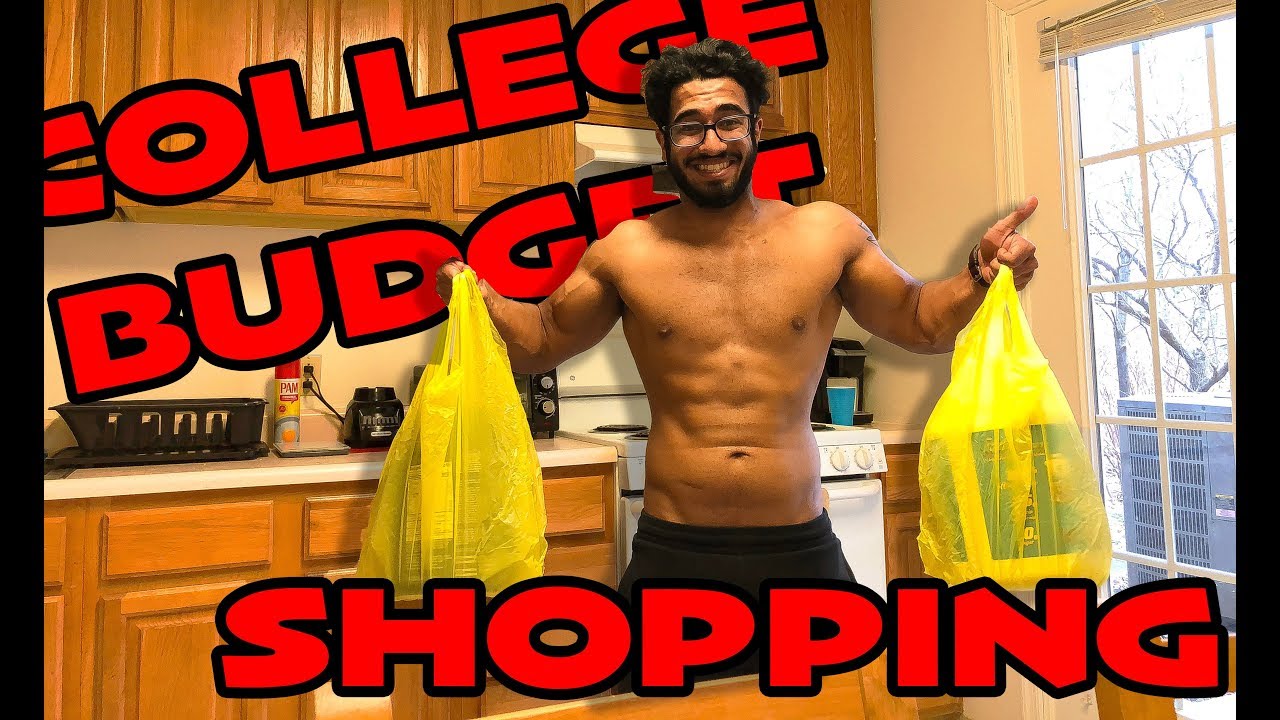 BUDGET SHOPPING FOR COLLEGE STUDENTS | LEAN BULK | ANTMANFITNESS