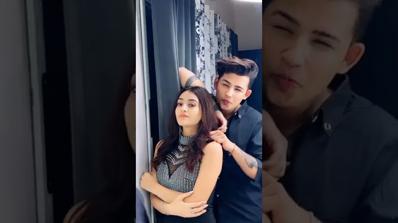 deepak joshi vlogs and akriti agarwal tik tok video instagram trending Hindi song reels video 2025