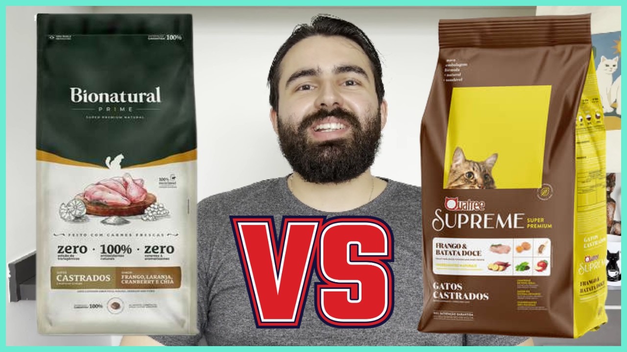 Ração Bionatural Prime vs. Quatree Supreme - Qual é Melhor?