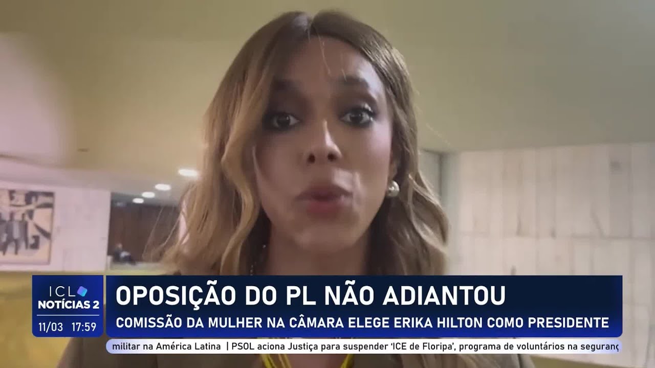 Erika Hilton é a primeira mulher trans a ocupar a presidência da Comissão de Defesa
