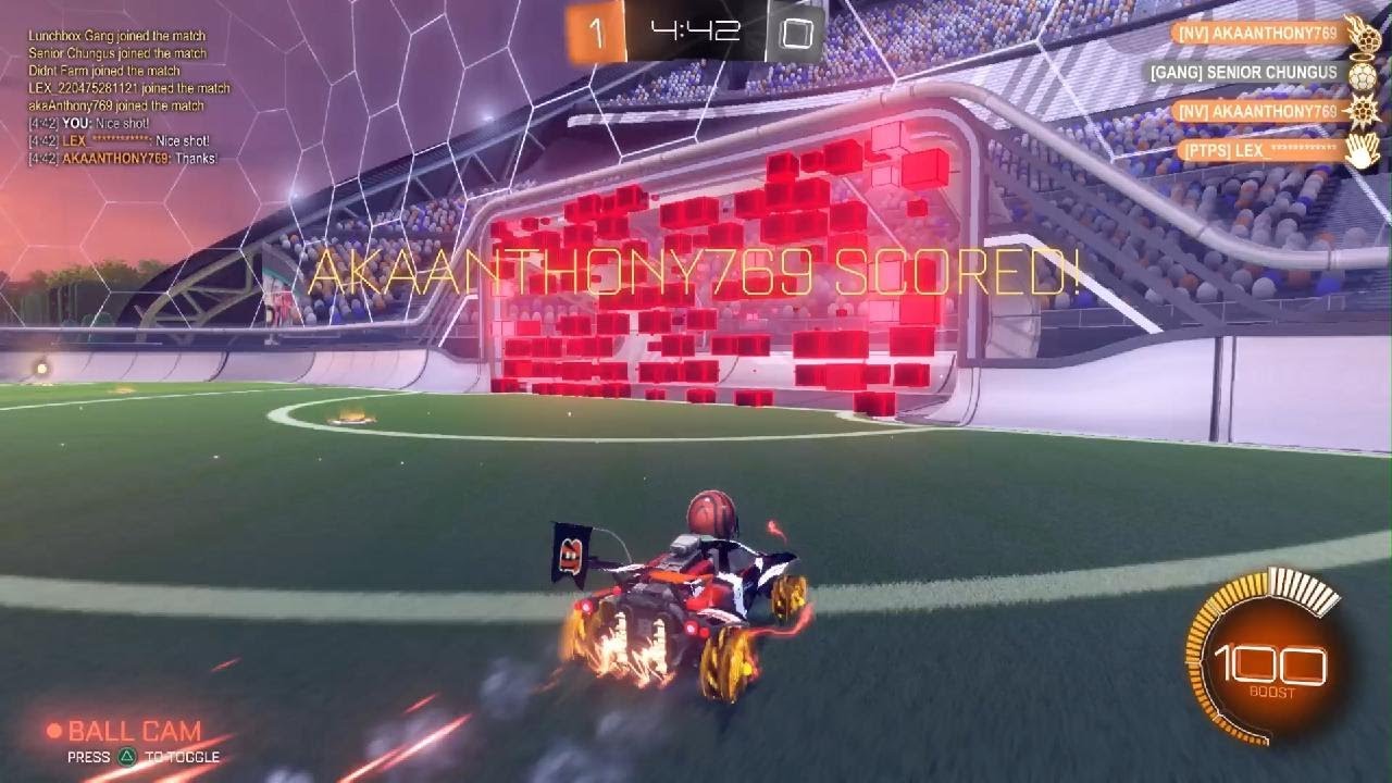 Rocket League/ I was set up beautifully 4 the game ender