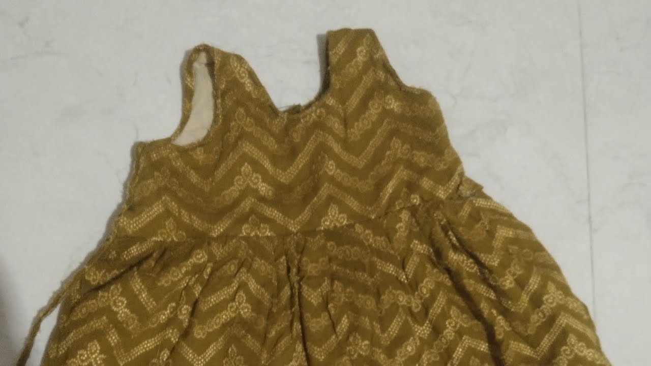 2 years baby frock cutting