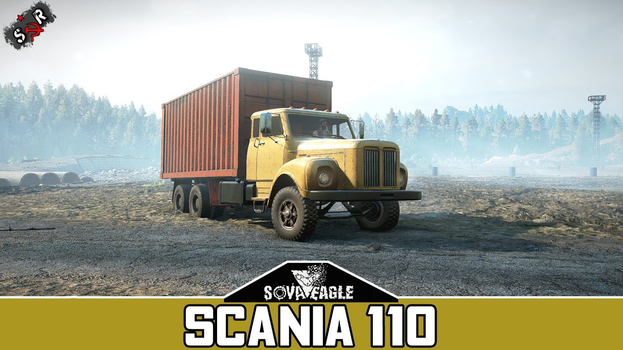 Старый грузовичек Old heavy rare truck SCANIA 110 / #scania / #snowrunner / #scania111