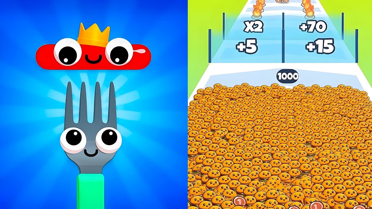 Fork N Sausage vs Food Run - NEW Update 2026🔥 MAX Level Challenge!