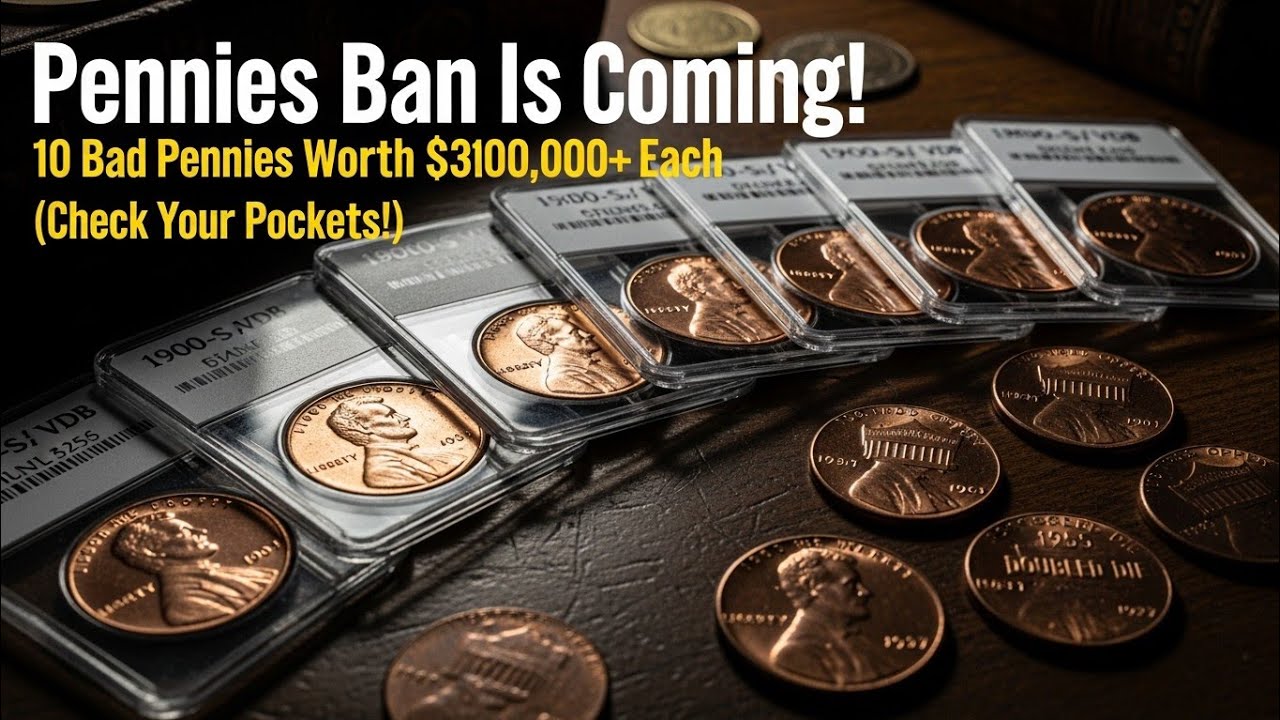 These Wheat Pennies Ban Is Coming! 10 Bad Pennies Worth $300,000+ Each (Check Your Pockets!)