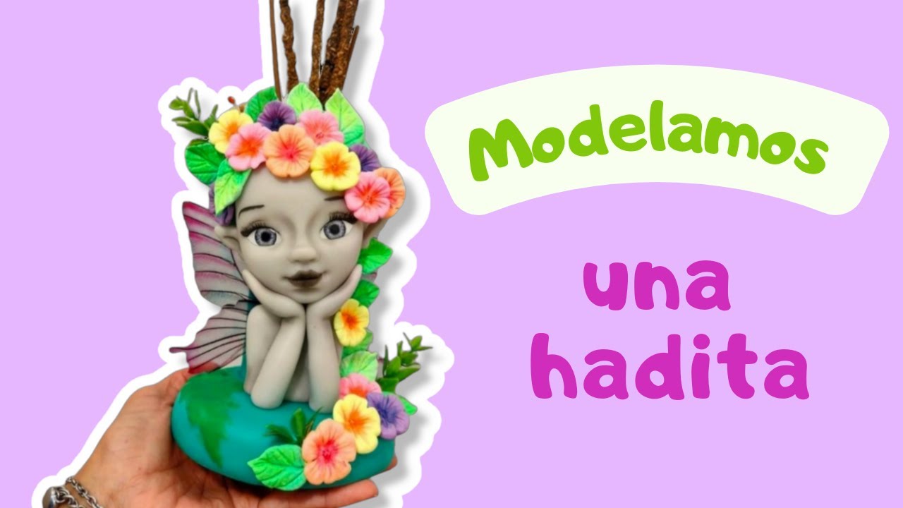Cómo hacer un HADA PORTA SAHUMERIOS / Nada más lindo / Porcelana fría
