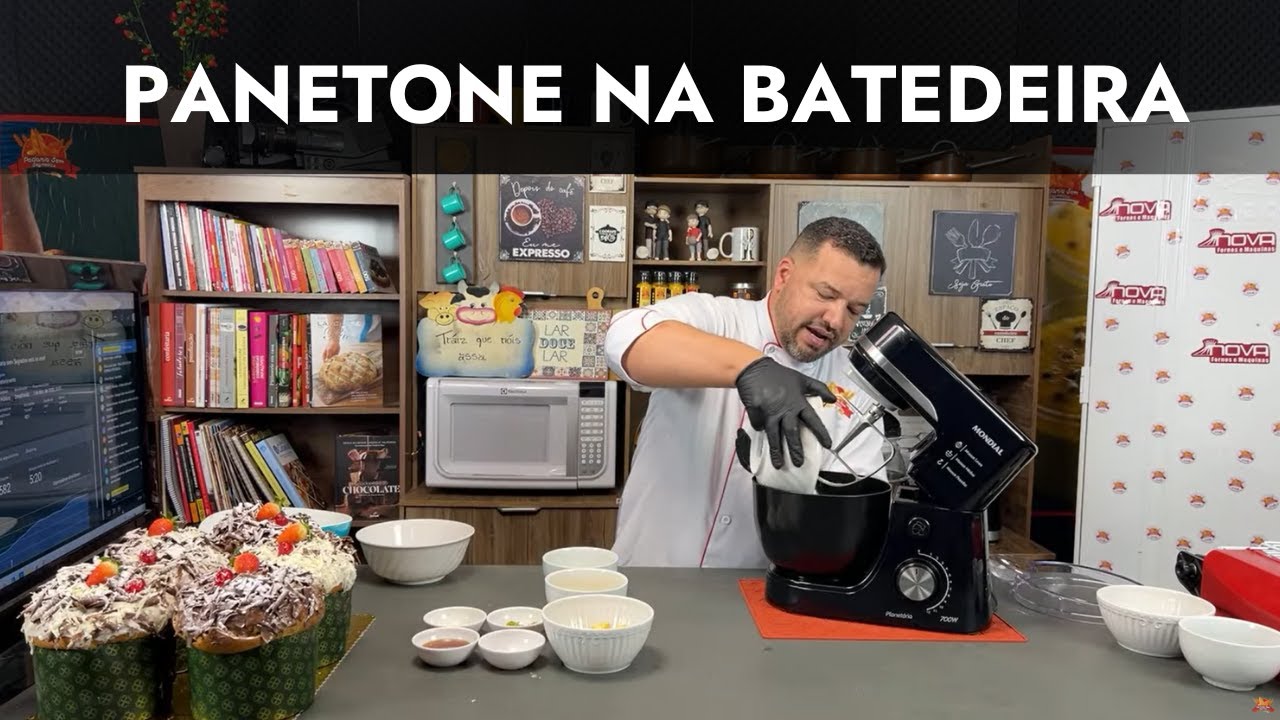 Fazendo Panetone na Batedeira