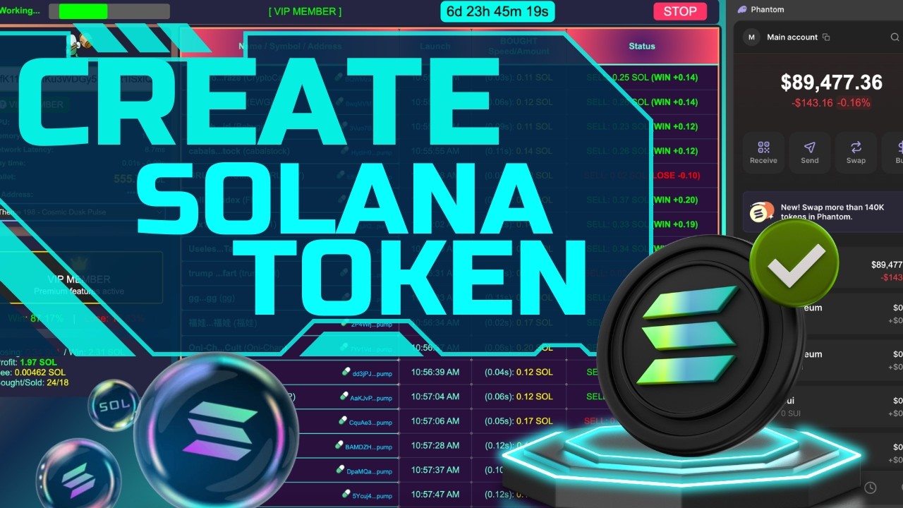 Tutorial How to Create Solana Token | Step by step and no coding needed