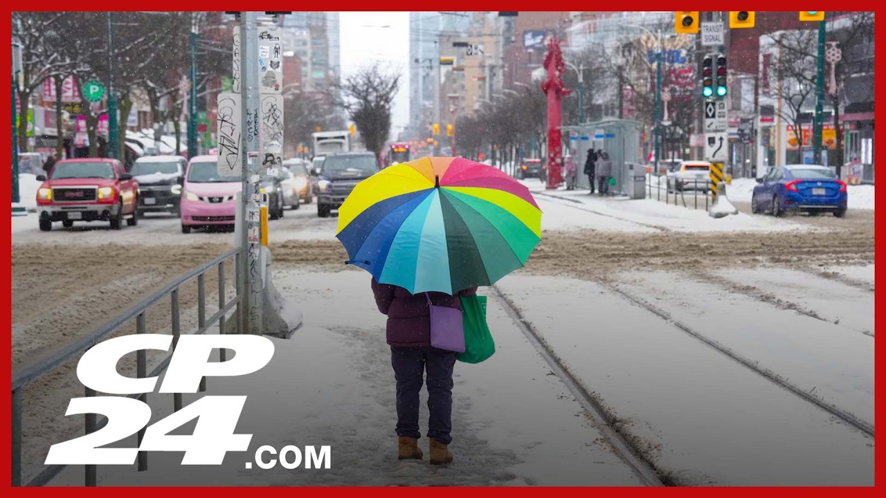 Toronto is under a yellow freezing rain warning