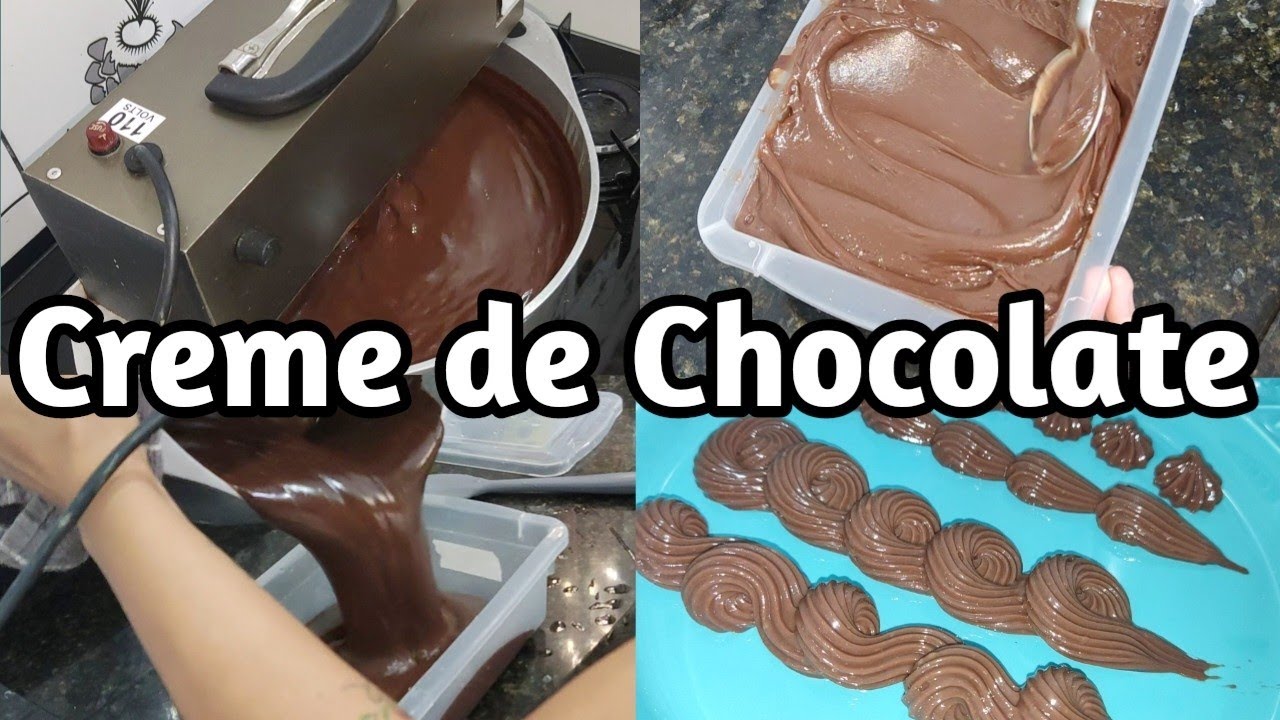 Creme de Chocolate / Perfeito para Sobremesas / Receita completa