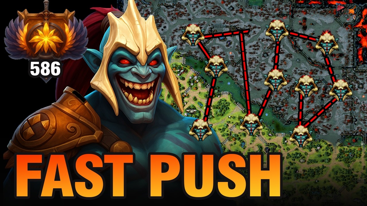 Rank 586 IMMORTAL HUSKAR Mid – FAST PUSH DOMINATION | 7.40c