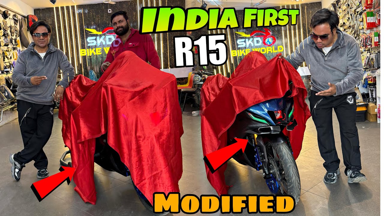 R15 V4 Modified | ऐसी r15 पहले कभी नहीं देखी होगी | R15 Full carbon | SKD SIKANDAR
