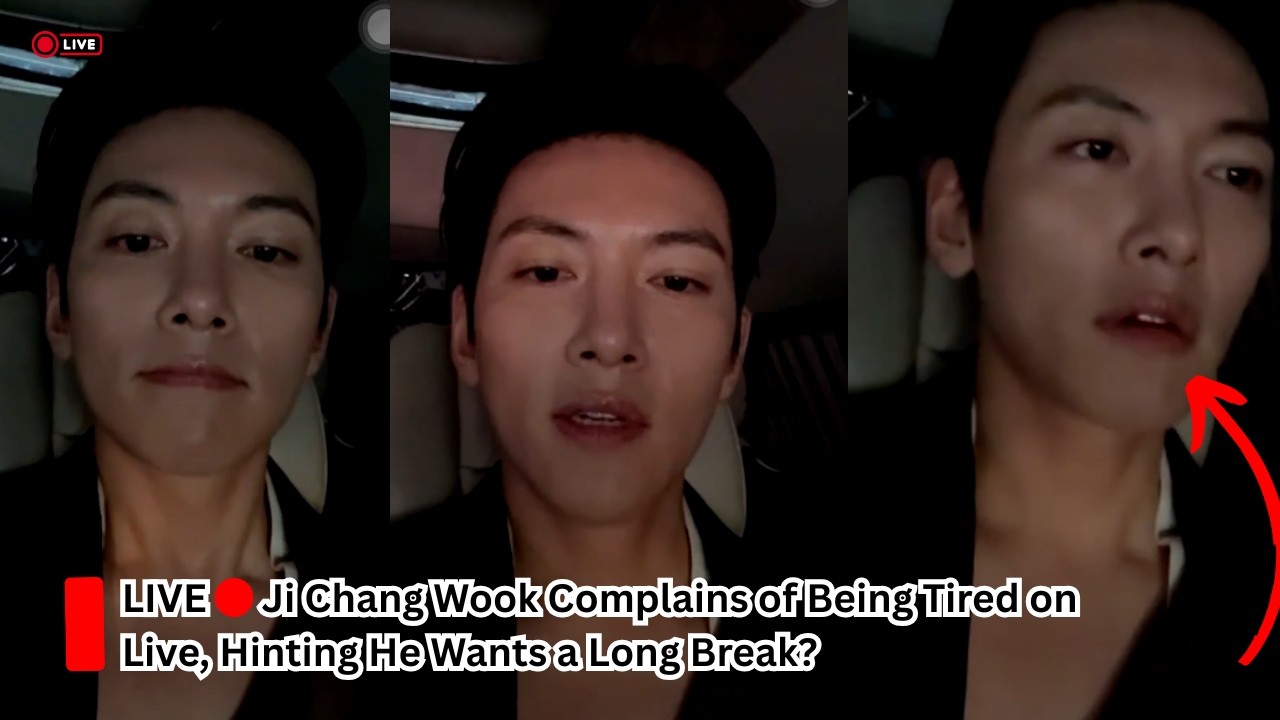 Ji Chang Wook Complains of Being Tired on Live, Hinting He Wants a Long Break?