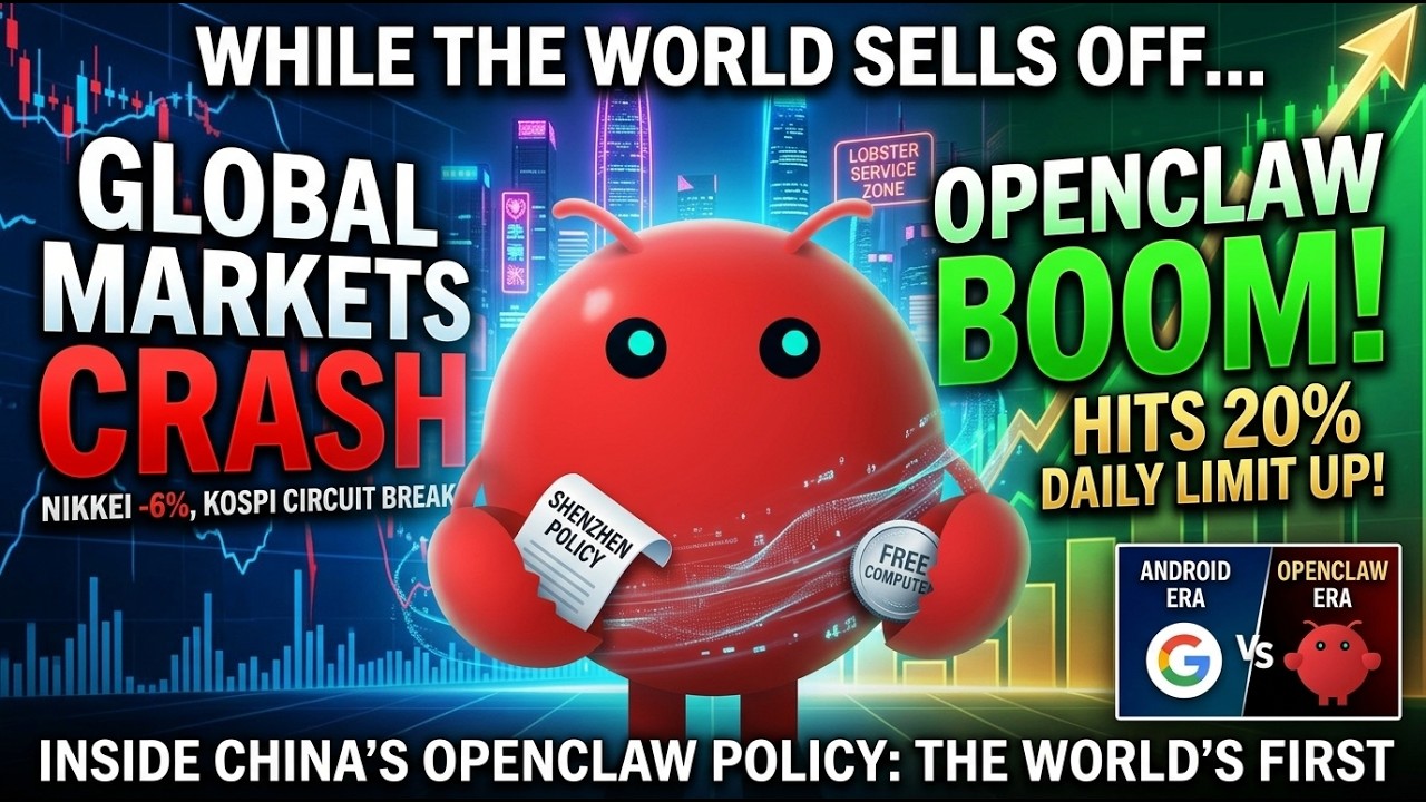 China Just Put Government Money Into OpenClaw — On a Day the Whole Market Was Crashing