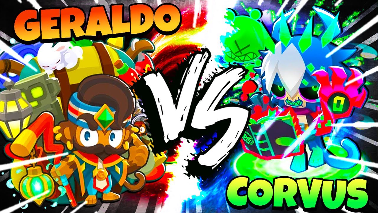 Корвус против Джеральдо в BTD 6!