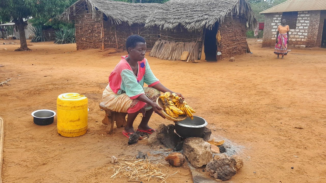 Cooking  Most delicious  village  food  for Breakfast/African village life