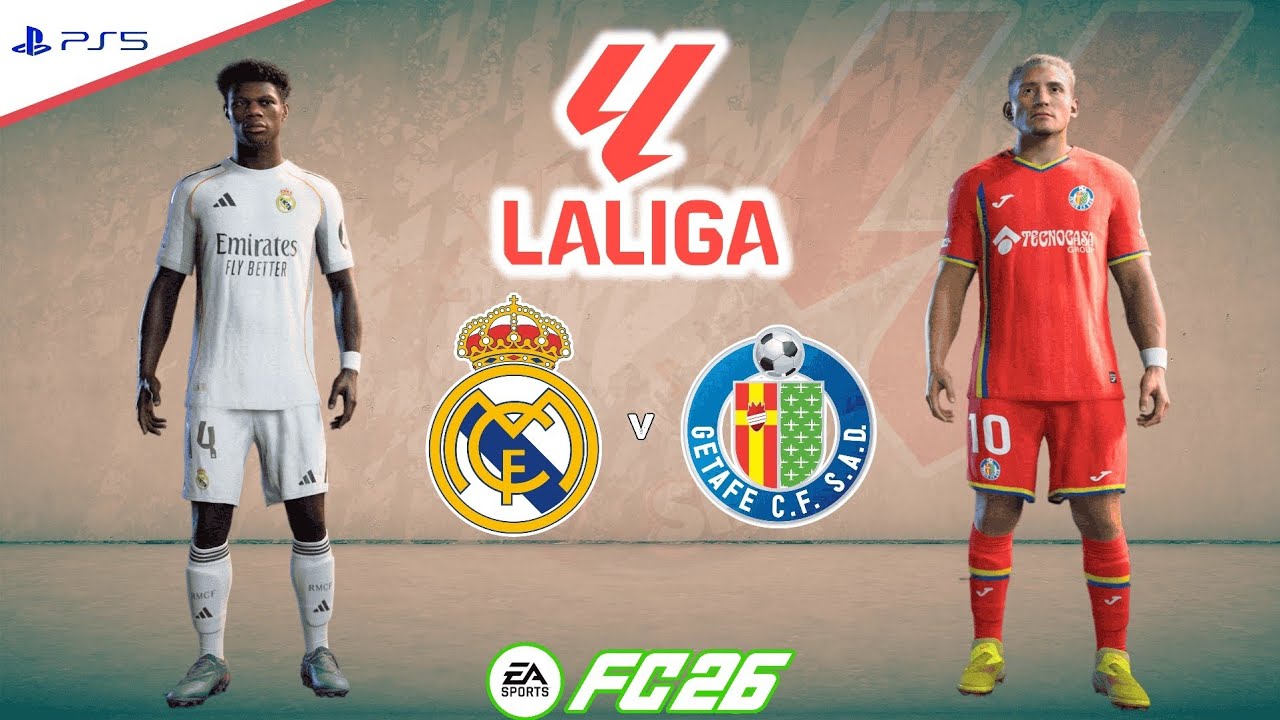 Real Madrid v Getafe | La Liga 25/26 - Round 26 | Full Match Simulation | FC 26 PS5™[4K]
