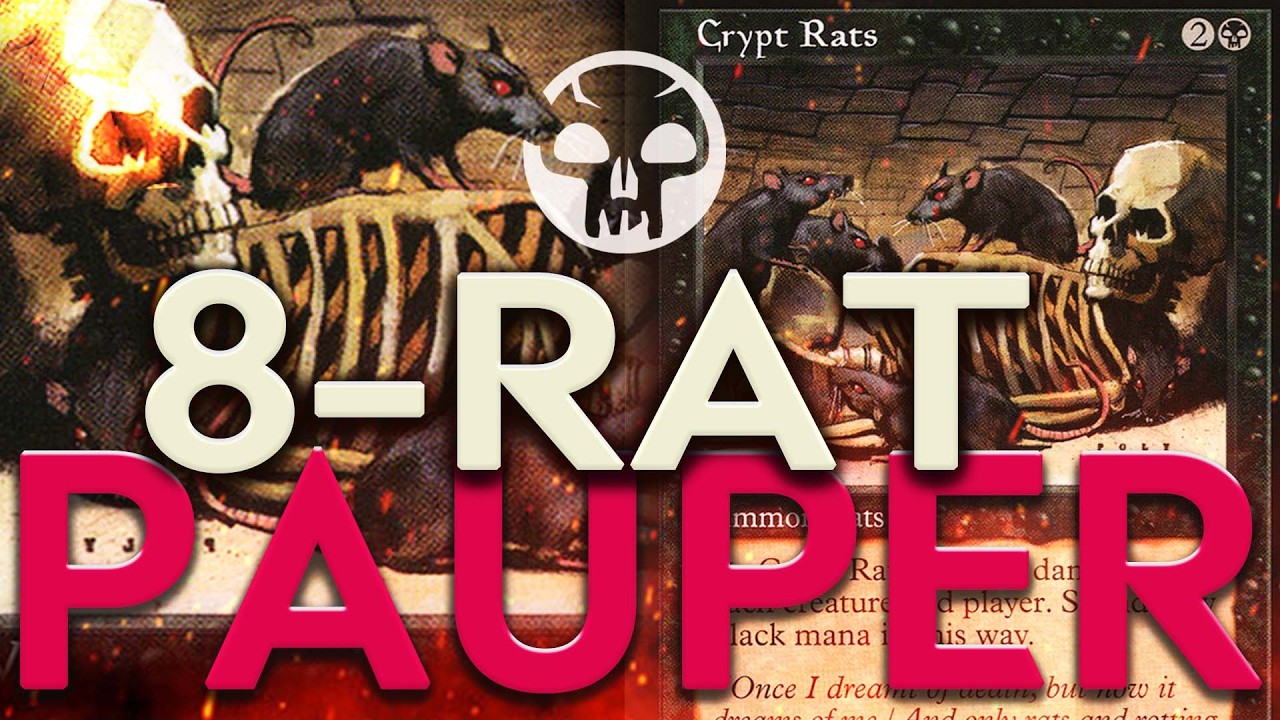 8-Rat - Over 30 copies of Crypt Rats?!  It's true!  MTG PAUPER  |  Magic the Gathering