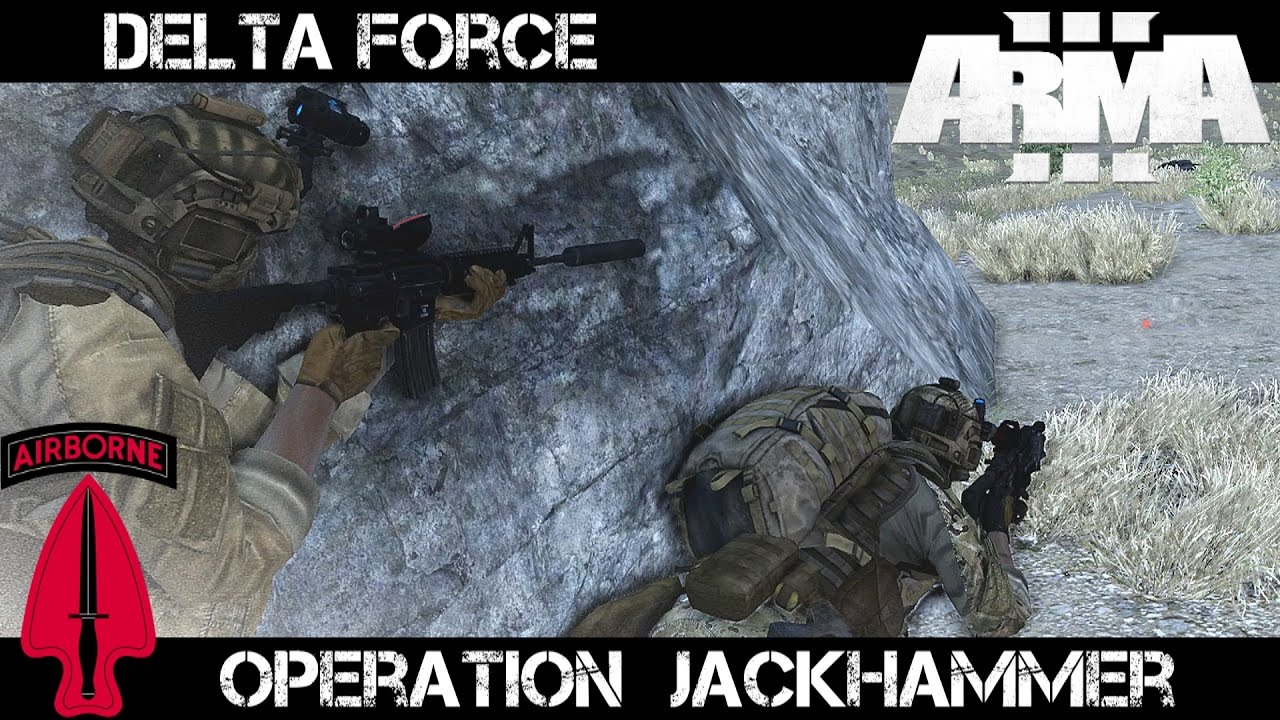 Op Jackhammer - Геймплей ArmA 3 US Army Delta Force