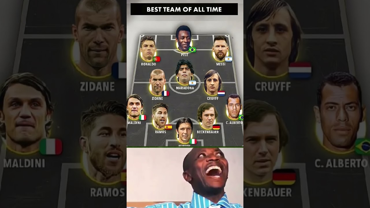 ⭐ Best XI of All Time | Legendary Football Team ⚽👑