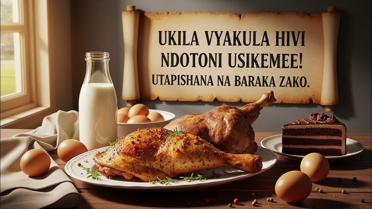 UKIOTA UNAKULA VYAKULA HIVI NI KHERI KWAKO....