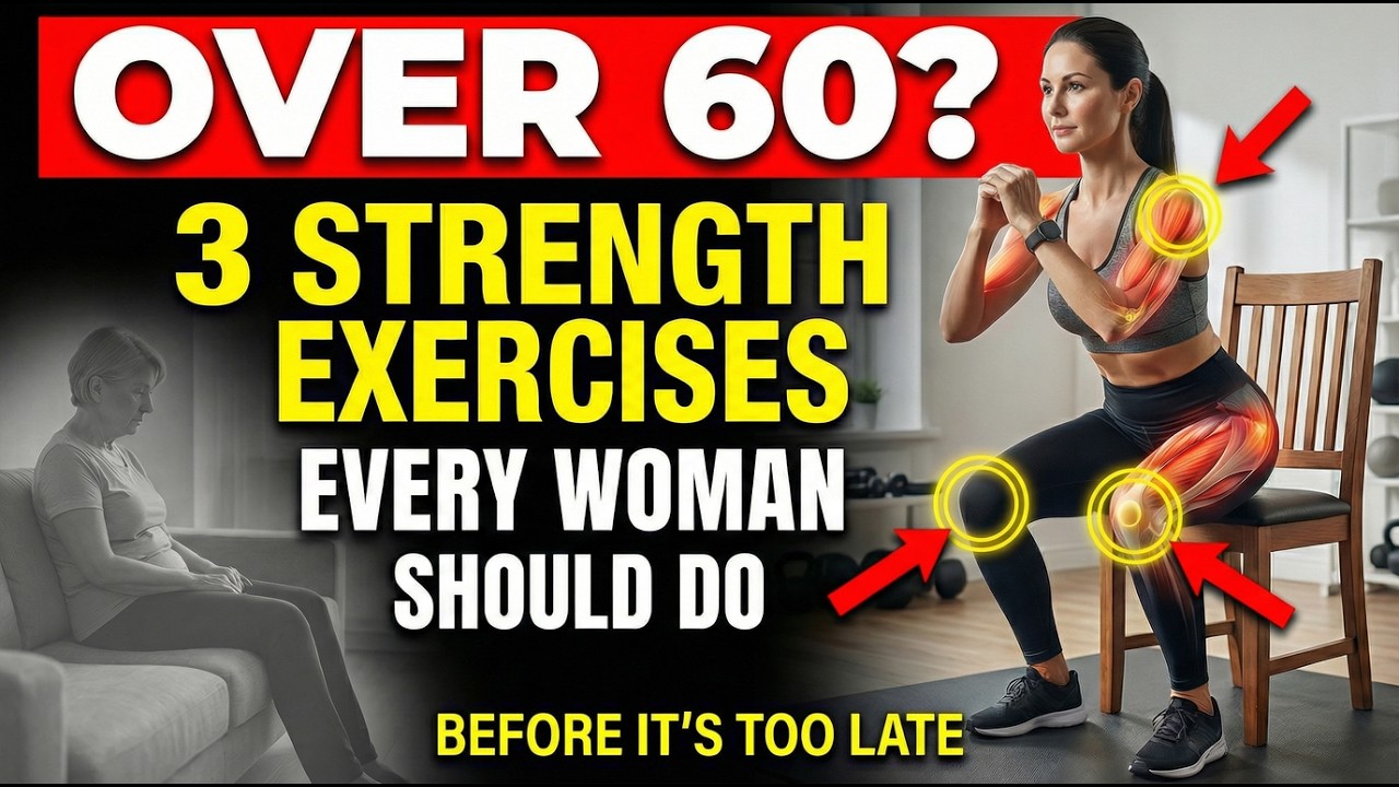 Over 60_ 3 Strength Training Exercises Every Woman Should DO Before Too Late