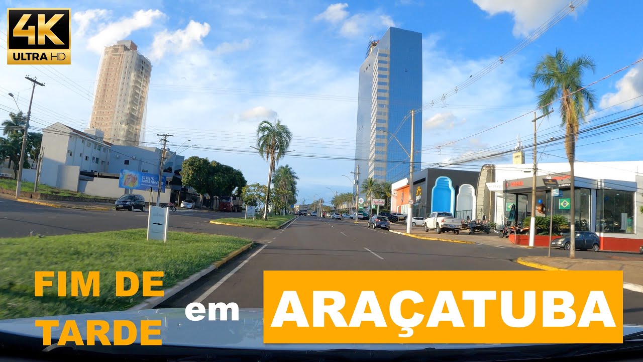 FIM DE TARDE EM ARAÇATUBA: UM GIRO PELA CIDADE E REFLEXÕES SOBRE A VIDA NO INTERIOR PAULISTA