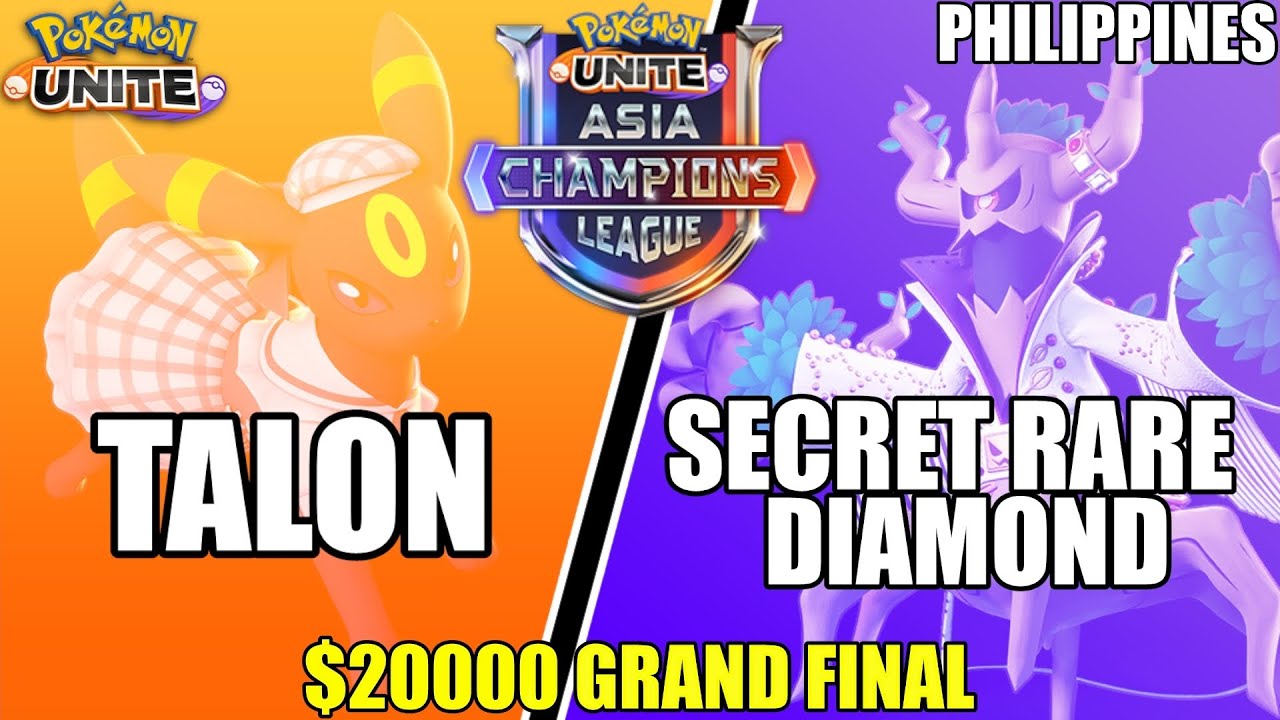 Talon vs Secret Rare Diamond - $20000 GRAND FINAL ACL Philippines Open | Pokemon Unite