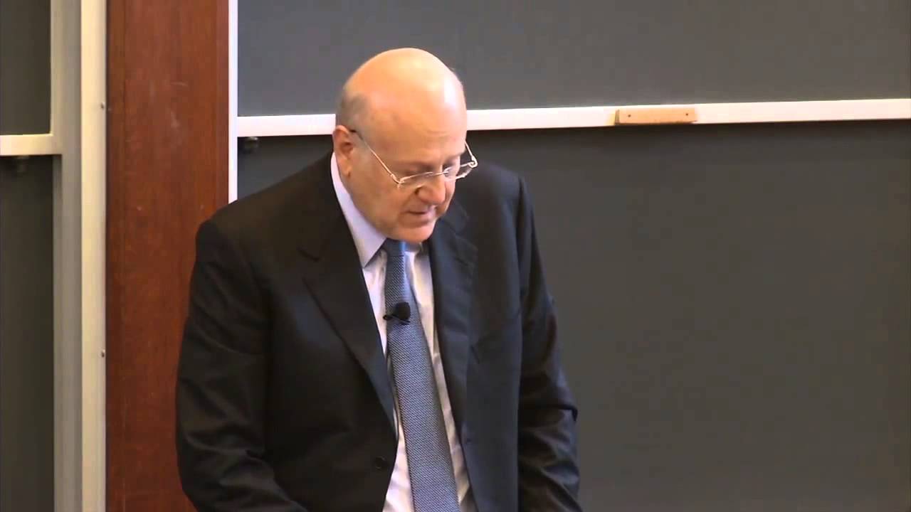 H.E PM Najib Mikati Speech on Centrism at Harvard Law School