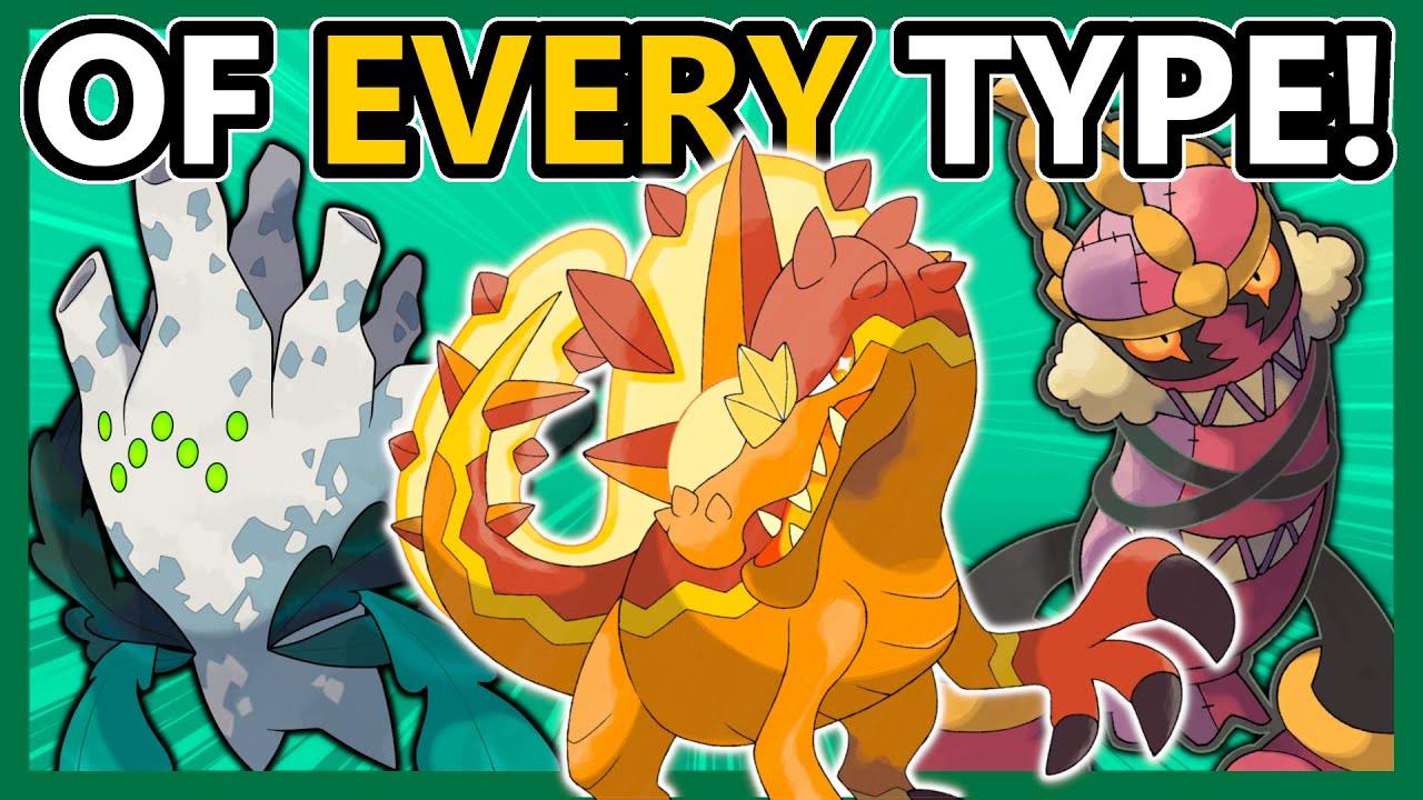 Pokemon Of Every Type MARATHON!