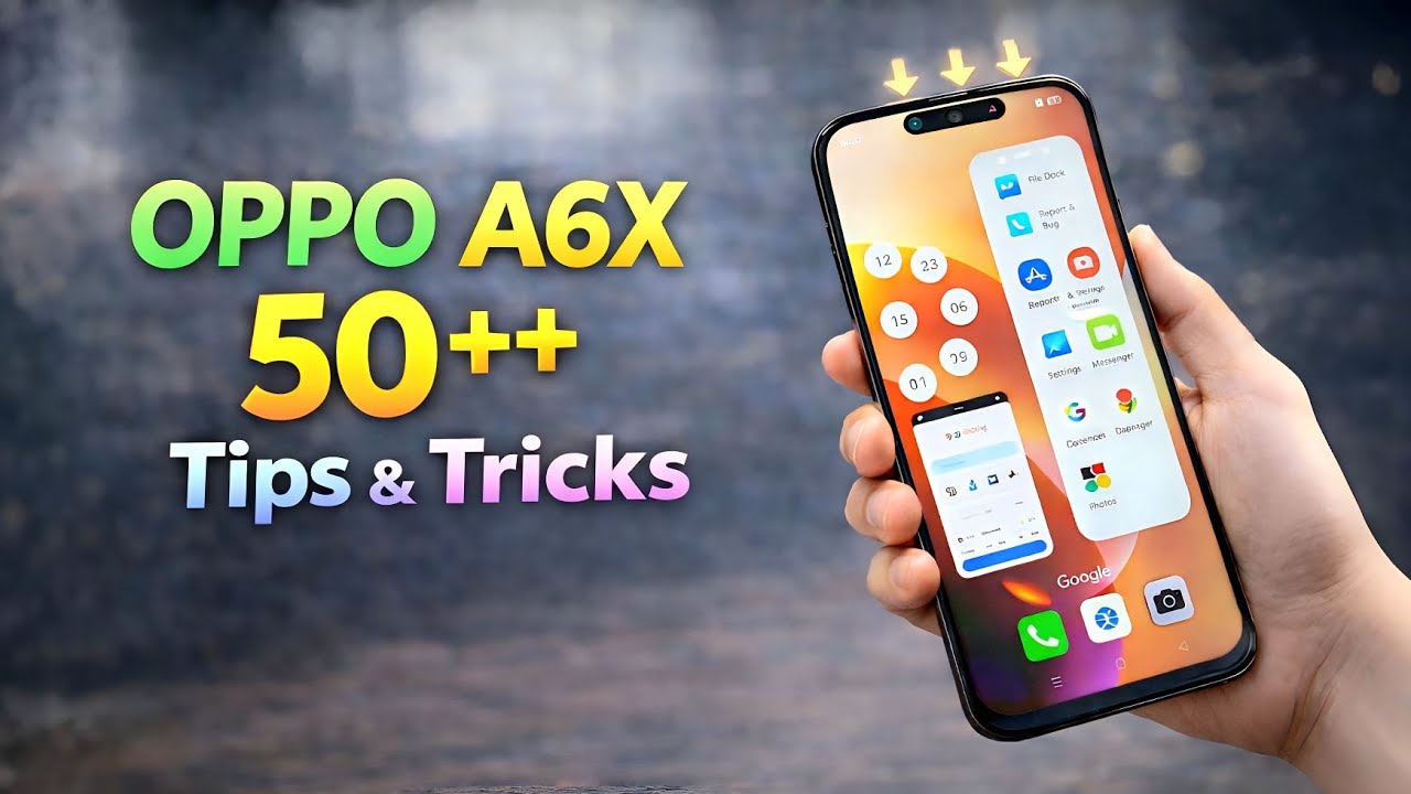Oppo A6x 5G/4G 50++ Tips and Tricks | All Hidden Features Test | 