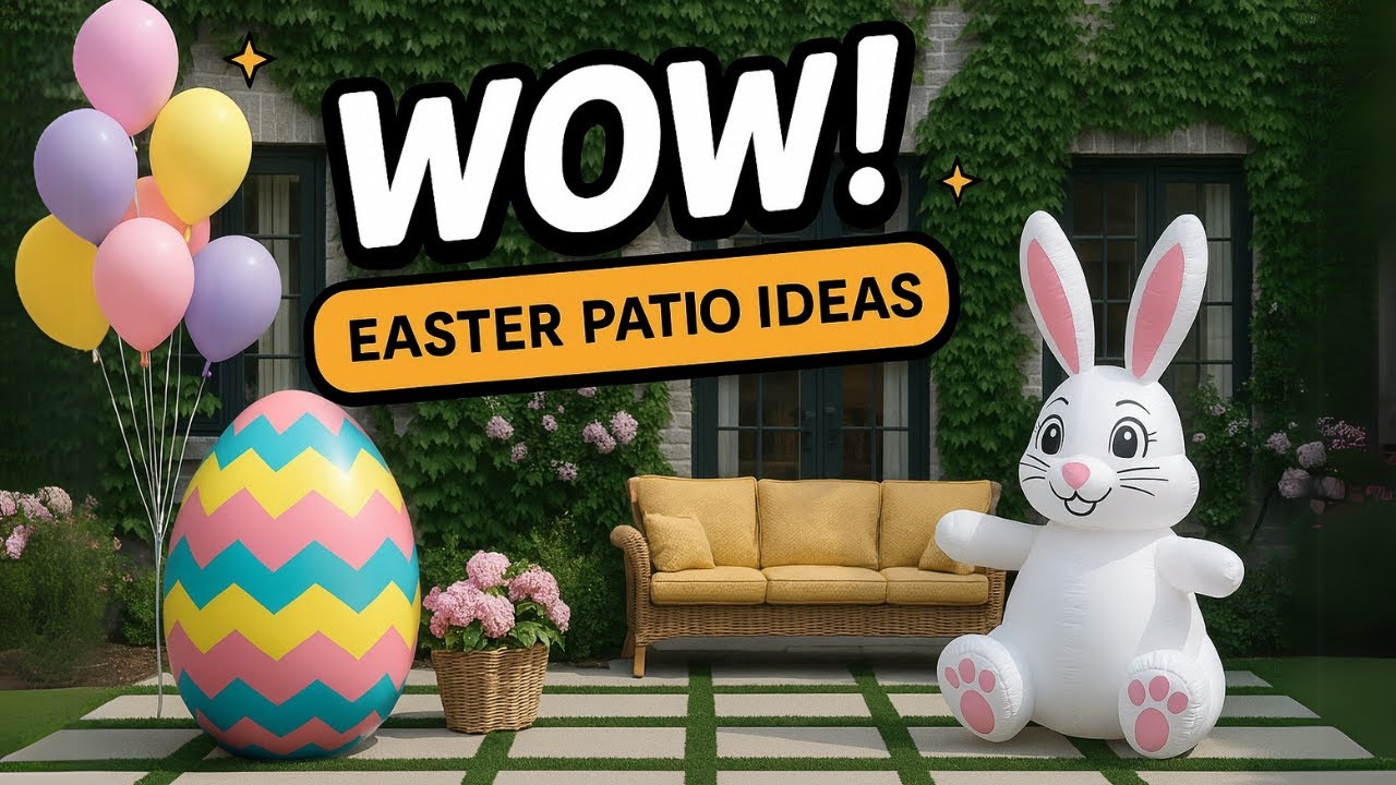 Easter Patio Decor Ideas 2025 🌸 | DIY Porch, Yard & Lawn Trends You Must Try!