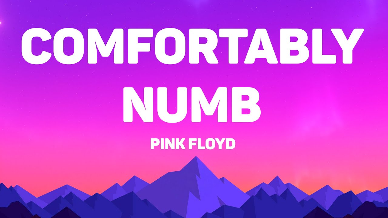 Pink Floyd - Comfortably Numb (Lyrics)