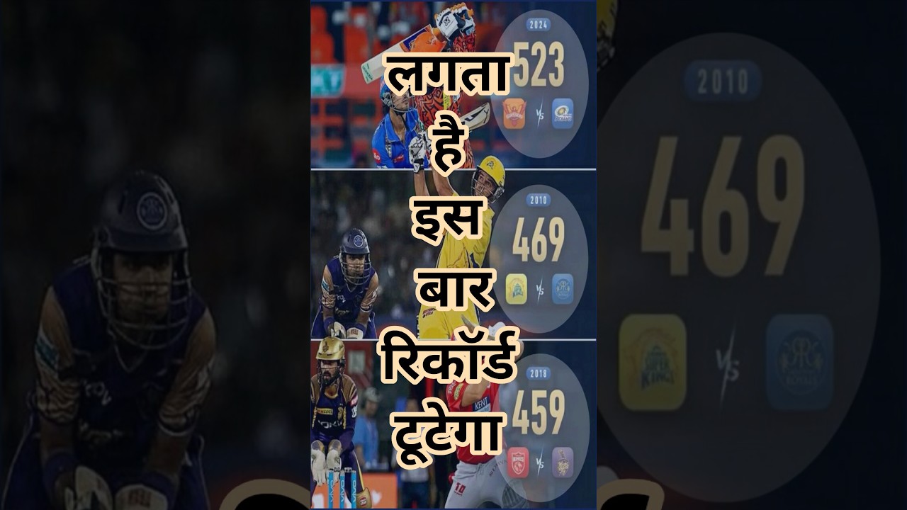 Looks like the record will be broken this time | IPL Records highest Runs #magic #ipl #explore #cricket #cricketlover
