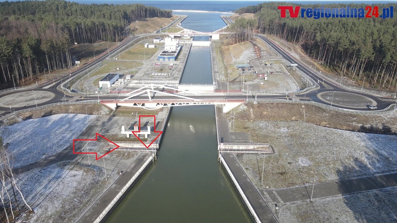 Przekop Mierzei Wiślanej. Południowe przejście dla Zwierząt z ziemi i drona. Zobacz w #4K #przekop