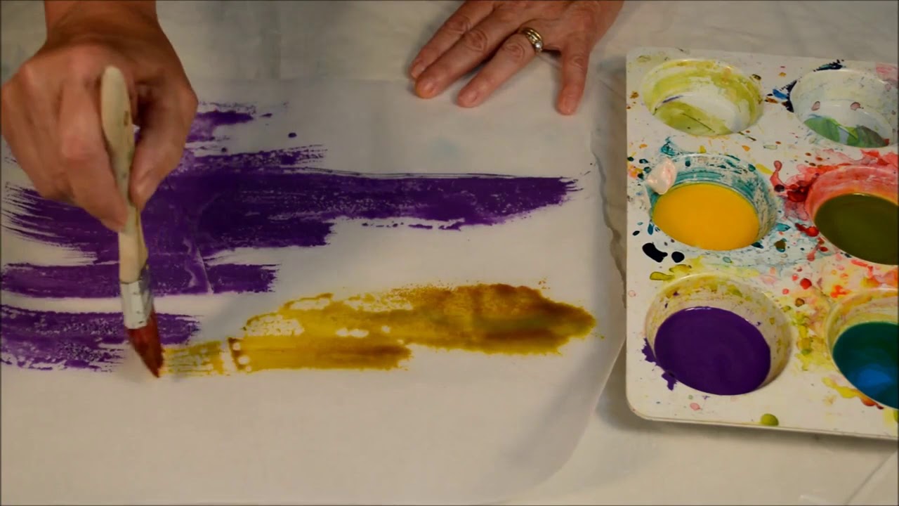 Painting on Fusibles and Interfacing with Susan Purney Mark