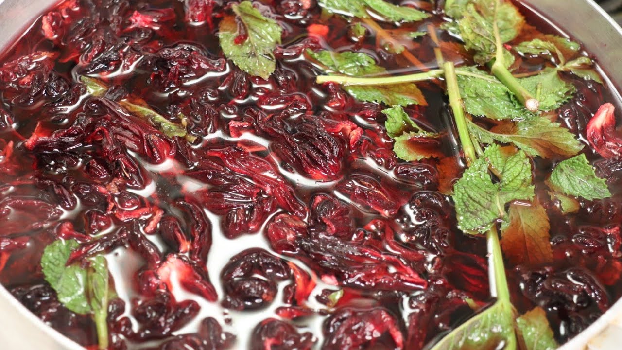 Прежде чем приготовить настоящий 🇬🇲 Вонджо | Zobo Drink | Посмотрите сначала | Кухня FoodCrave от...