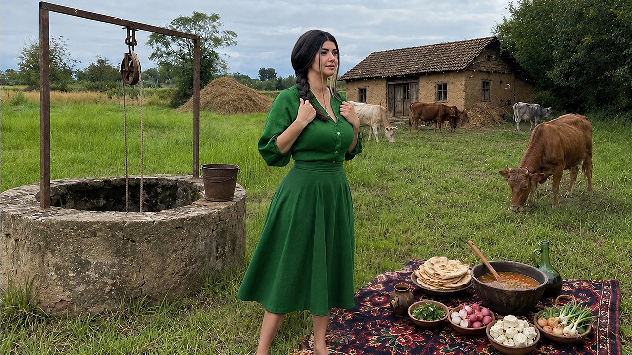 Iran Village Life | A Girl&rsquo;s Daily Routine in the Mountains & Cooking Abgoosht the Traditional Way