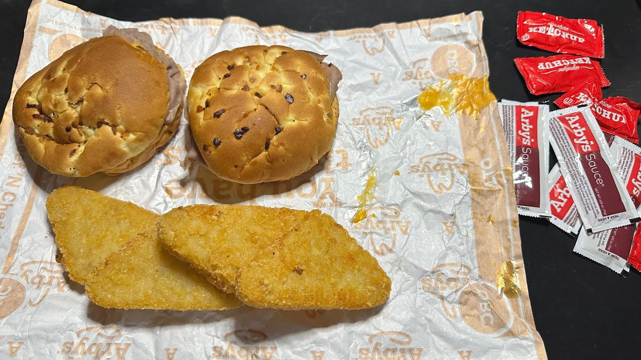 ASMR Arby's Beef and Cheddar with Potato Cake Whispered Ramble