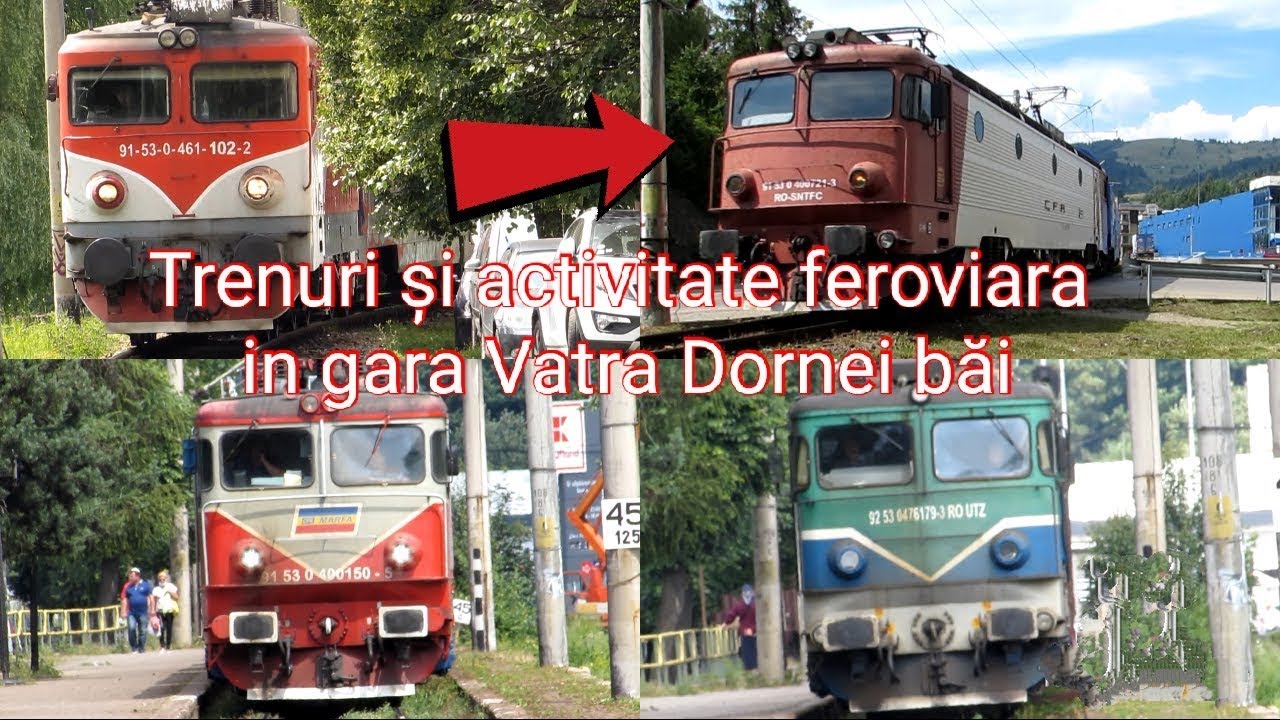 Trenuri & Activitate Feroviara/Trains & Rail Activity in Gara Vatra Dornei Bai Station partea a 2-a