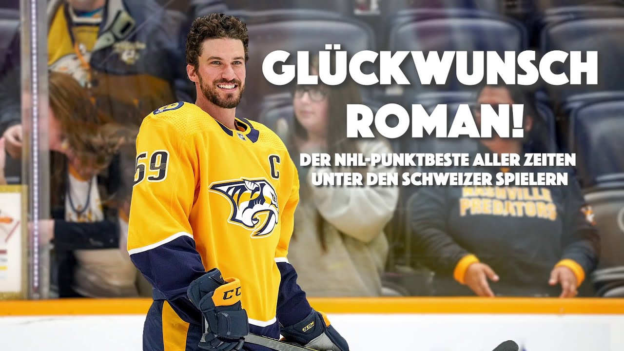 Roman Josi: Der punktbeste Schweizer Spieler der NHL-Geschichte