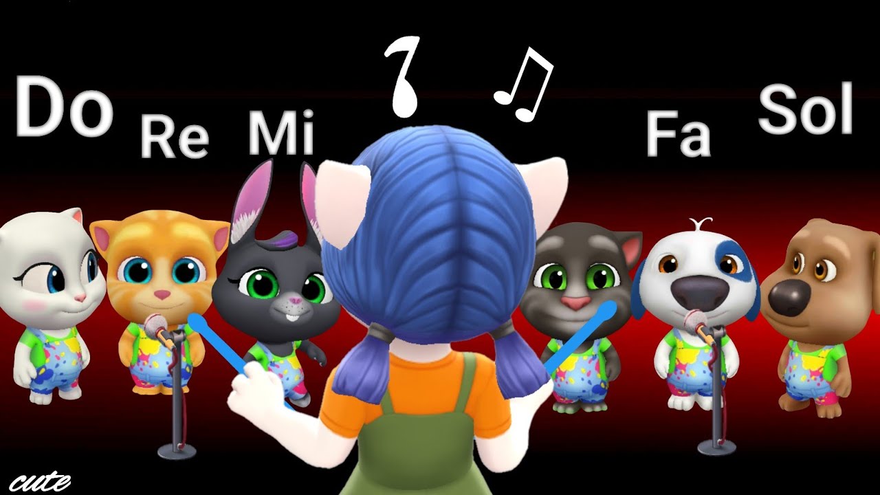 My Talking Tom Friends - SQUID GAME - DO RE MI FA SOL