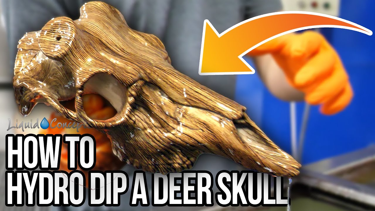 HOW TO HYDRO DIP A DEER SKULL! | Liquid Concepts | Weekly Tips and Tricks